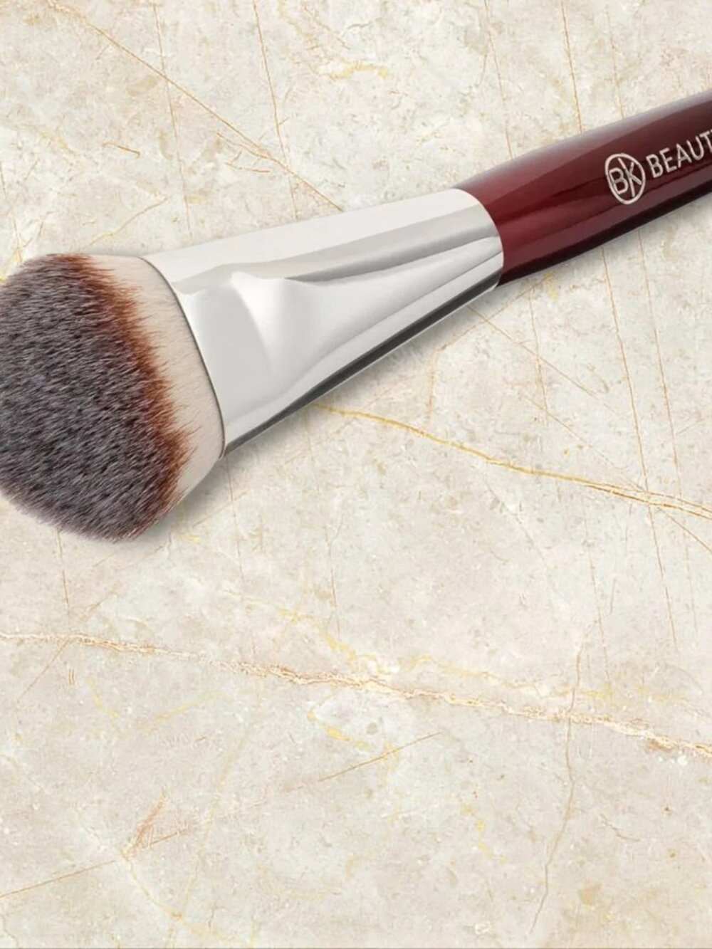 BK BEAUTY 109 MINI CONTOURED FOUNDATION Brush New - Picture 5 of 6